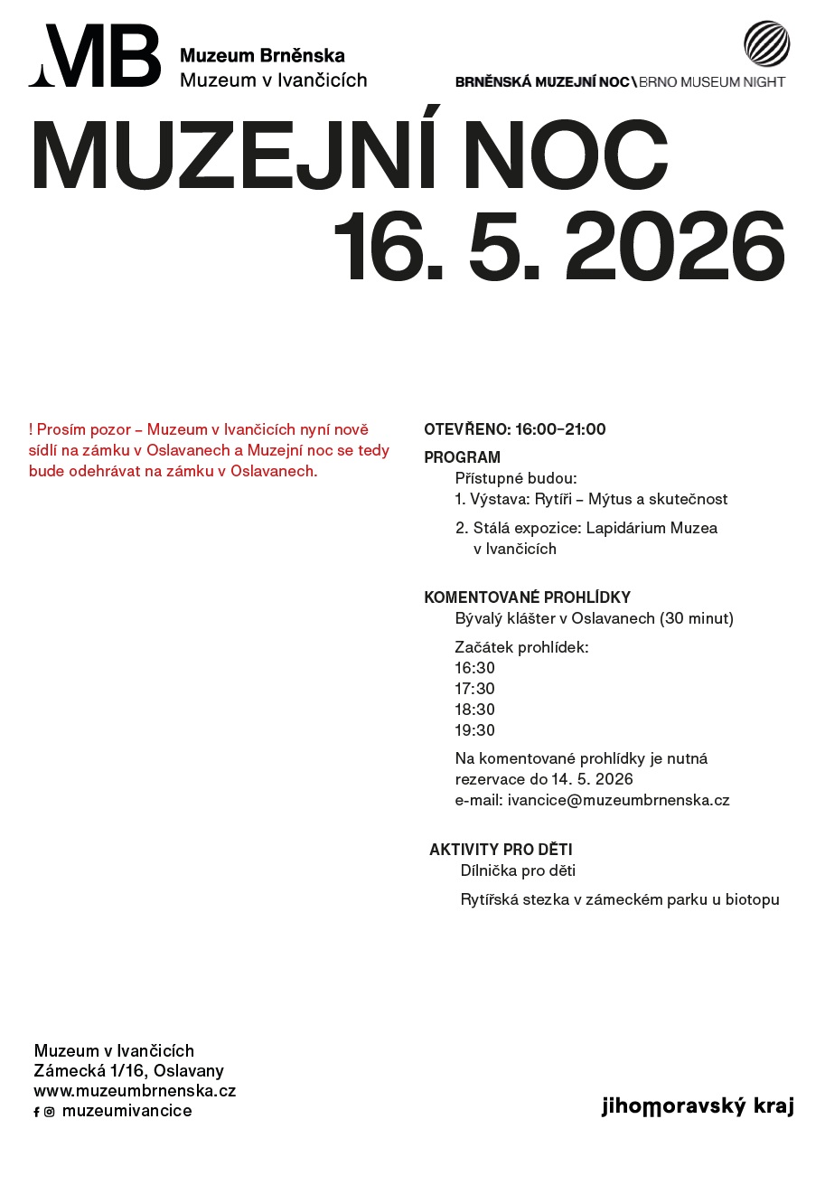 Pozvánka na Muzejní noc